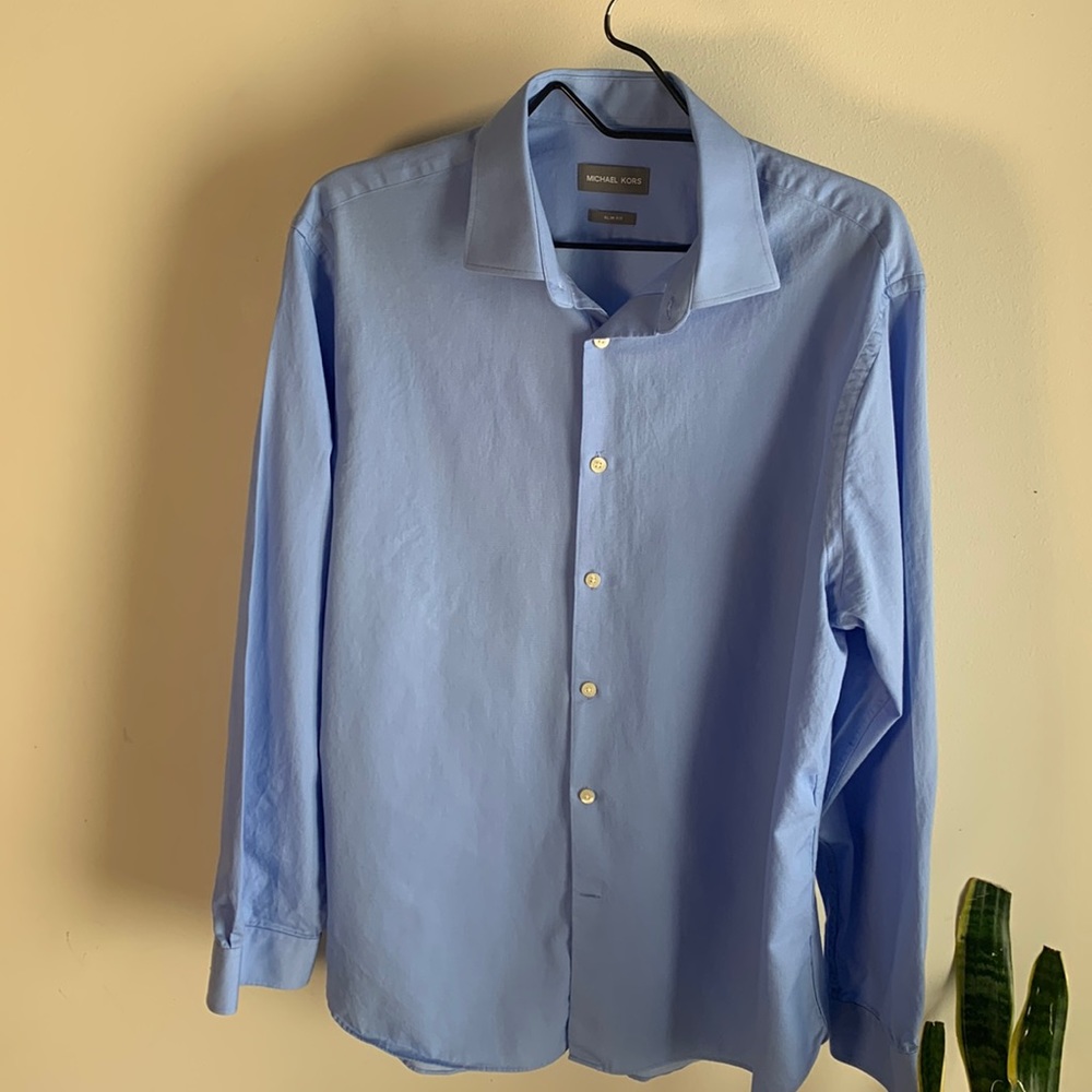 Michael Kors slim fit button down shirt Dress shirt